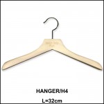 WOODEN HANGER CLOTHES / PENYANGKUT BAJU HANGER KAYU (THIN VERSION) NEW 10 PCS